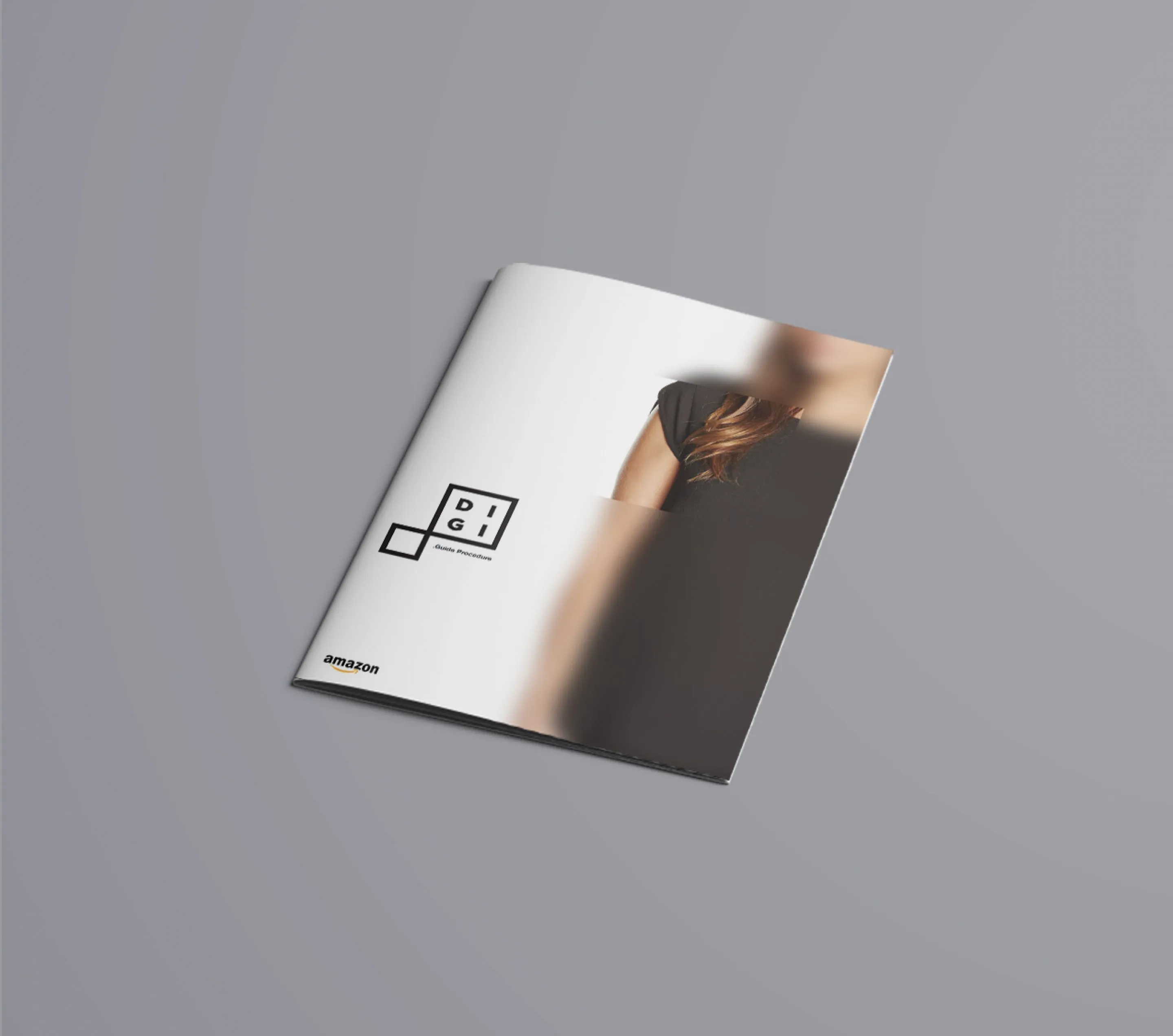 The Digitech workflow guide, closed, with the DIGI mark and a feather on the cover.
